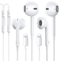 USB C Headphones 2 Pack, Type C Earbuds for iPhone 15 series with Headphones Volume Control Type C Earphones Compatible with Galaxy S23/S22/S21/S20/Ultra Note 10/20, iPad Pro Pixel 7/6/6a/5/4 OnePlus